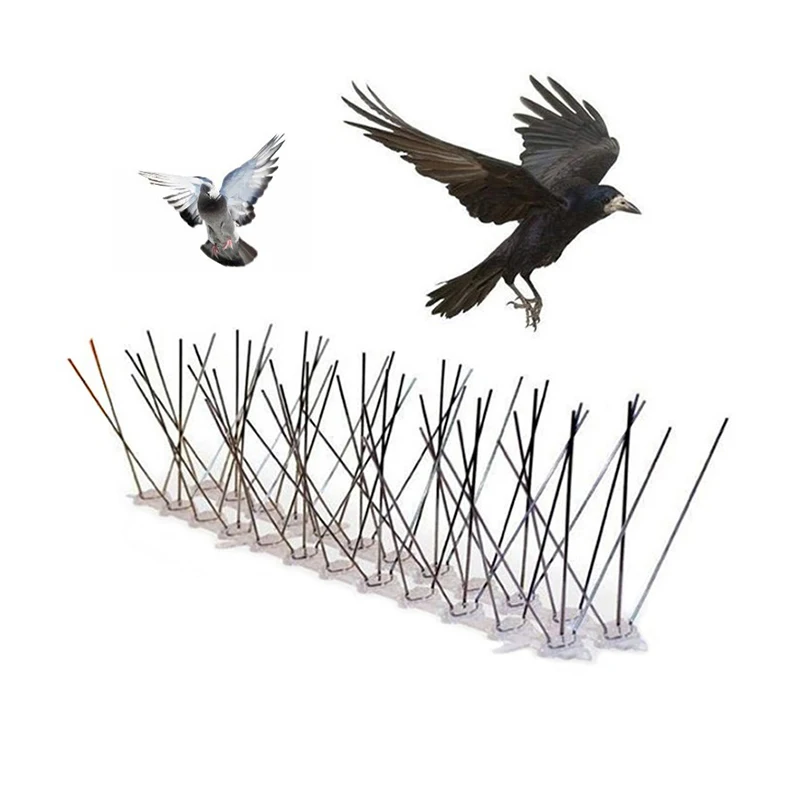 

Hot Selling Stainless Steel Spike Repeller Bird Spikes Anti Pigeon Spike For Get Rid Of Pigeons And Scare Birds Pest Control
