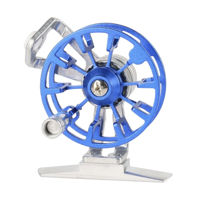 

New Winter Fly Fishing Reel Right Handed Aluminum Alloy Smooth Rock Ice Fishing Reels Fly Reels Fishing Tackle
