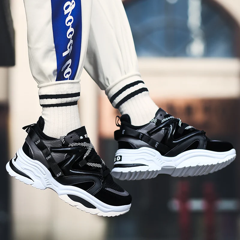 

Sneakers-men's White Mens Sneakers Men's Summer Casual Shoes For Men Man Sport Zapatos Casuales Black