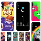 Чехол-накладка для TECNO Camon 12, силиконовый, с милым мультяшным рисунком