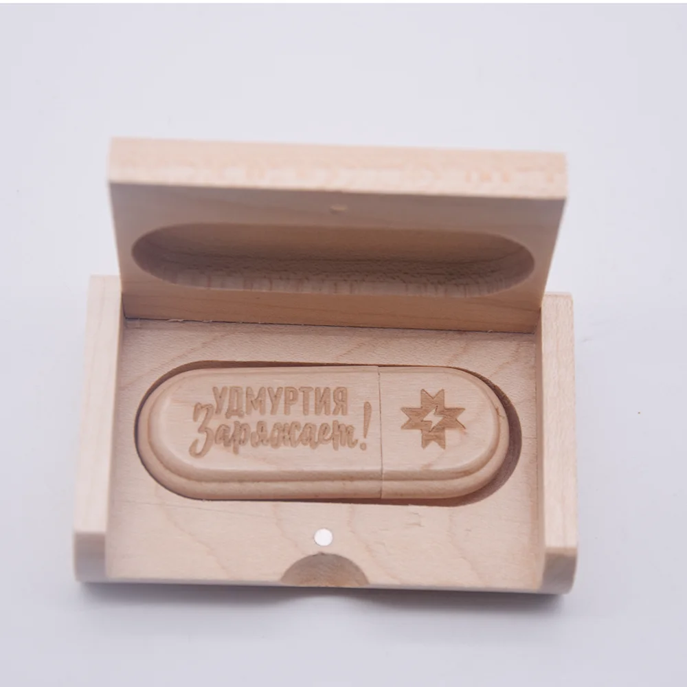 Usb-флеш-накопитель деревянный в коробке 8-64 Гб 10 шт. | Компьютеры и офис