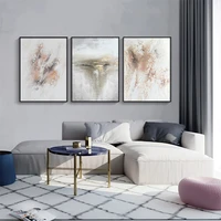 abstract gray beige wall art picture poster minimalist nordic canvas print painting contemporary for living room home decoration