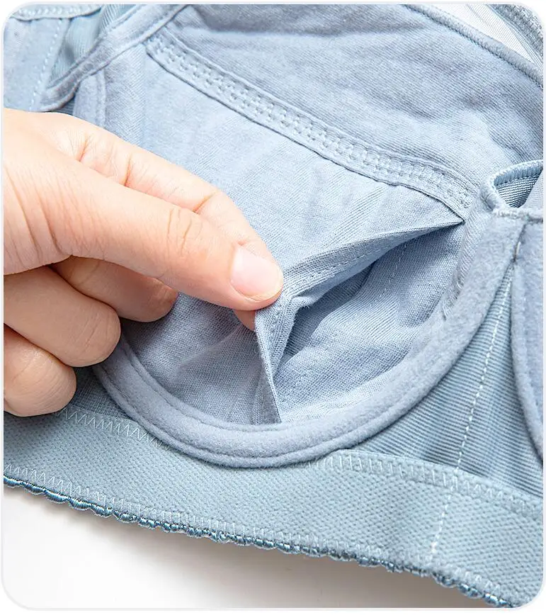 Soft Cups Lace Minimizer Bra for Women Full Coverage Floral Embroidery Underwire Non Padded Push Up Brassiere Lingerie 38 40 G H