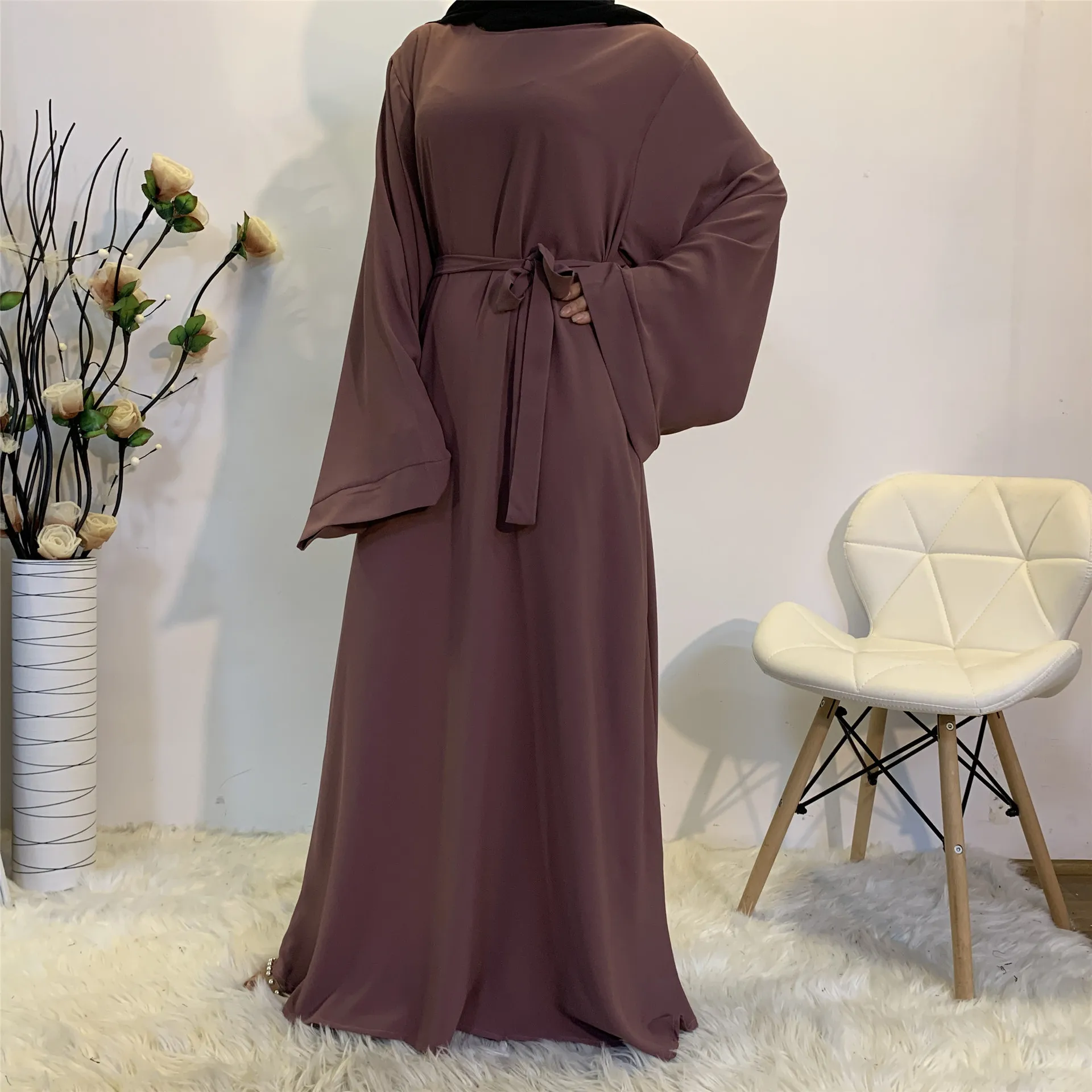 

Plus-size Lace Muslim Dress Sold In Dubai Middle East Abbaya for Women