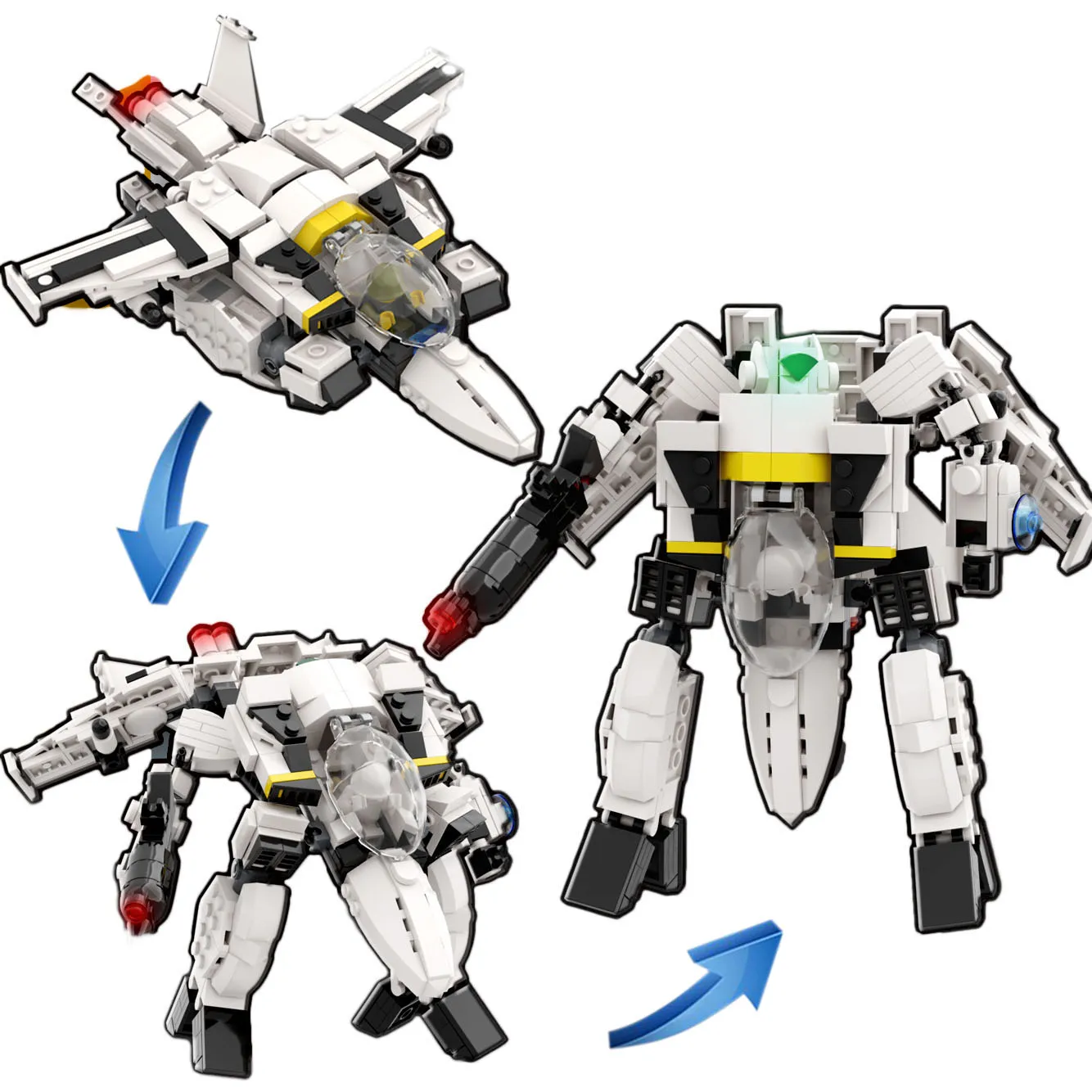 420 шт. строительные модели MOC Mecha | Игрушки и хобби