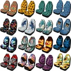 Чехлы для автомобильных сидений женские, универсальные защитные накидки на передние сиденья с черным черепом, подходят для автомобилей и фургонов, 2 шт.