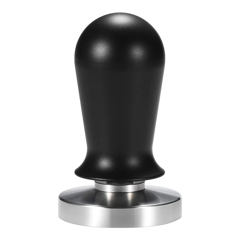 

51mm Calibrated Pressure Espresso Tamper Tool Barista Espresso Machine Tamper Flat Base 30Lbs Press, 304 Stainless Steel