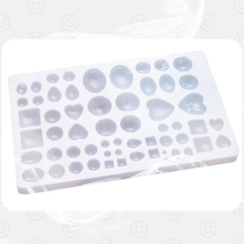 Silicone Mould with Various Shapes DIY Make Earring Large Amount Choices to Choose Smooth Inside Easy Clean Craft Commemorative | Украшения