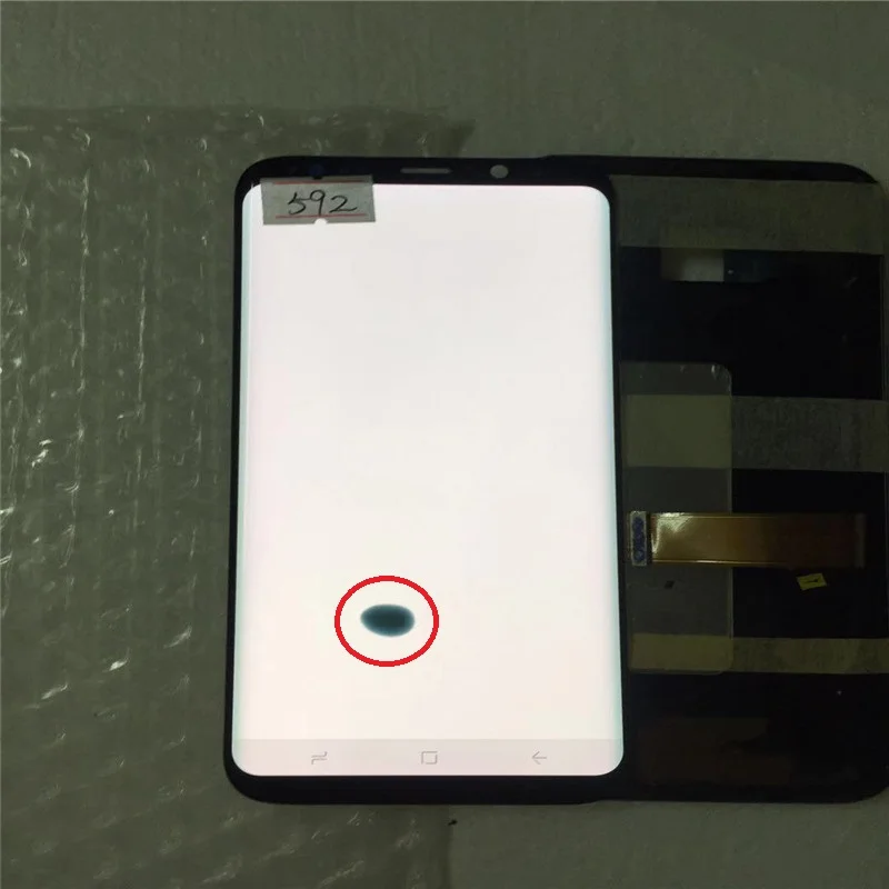 NO.592 AMOLED lcd для SAMSUNG Galaxy display S8+ Plus G955 G955F сенсорный экран дигитайзер - Цвет: NO.592