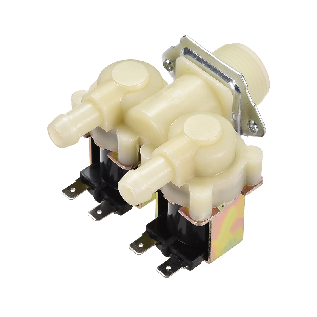 

uxcell 1pc G3/4 x 12mm Barb Plastic Water Electric Solenoid Valve Normally Closed N/C No Pressure Water Inlet Flow Switch