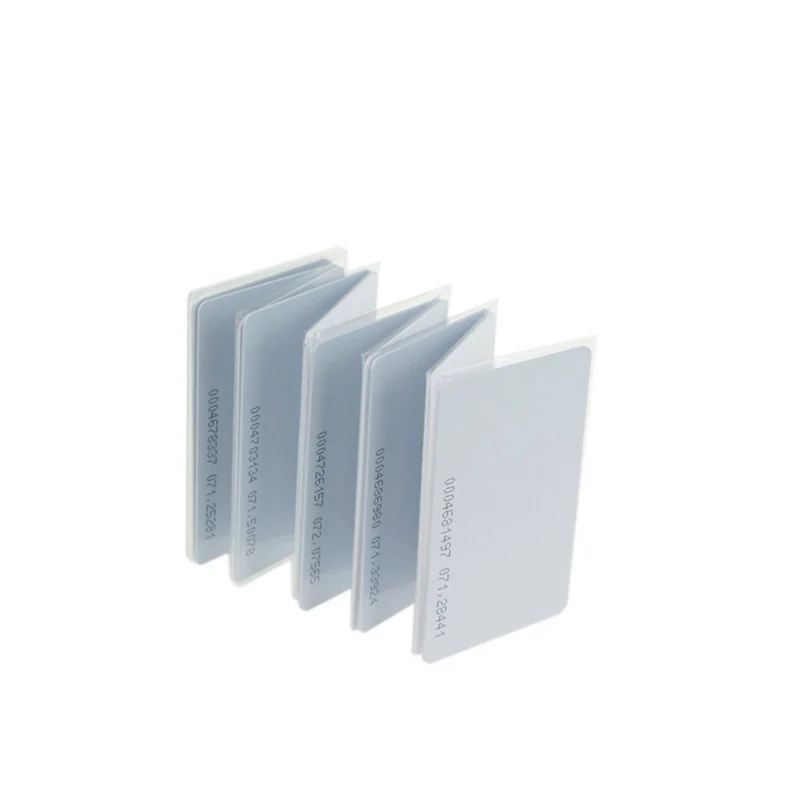 10 шт./лот rfid карта 125 кГц TK4100 чистая смарт EM4100 ID ПВХ с номером серии UID для системы