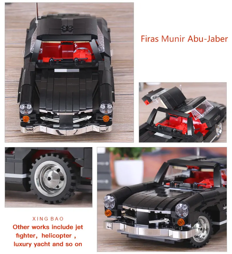XingBao 03010 825 шт. креативный MOC Technic Серия автомобиль photpong набор детей Образование строительные блоки кирпичи игрушки модель подарок