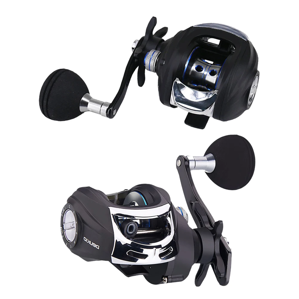 

7.2/1 Metal Low Profile Baitcasting Fishing Reel Lure Baitcasting 4+1BB ABS Metal Left Right Hand Fishing Tackle Accessories