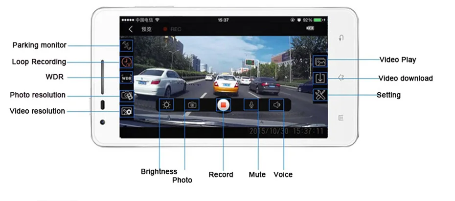 WHEXUNE Скрытая мини Wifi Автомобильная Dvr камера двойной объектив dashcam авто видео рекордер регистратор DVRs видеорегистраторы FHD 1080P ночное видение