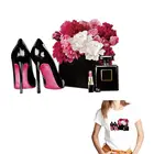 Термонаклейка на футболку, на высоком каблуке, для самостоятельной стирки