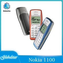 Nokia 1100 refurbished Original  mobile phones Original Unlocked GSM 2G  Cheap Good Quality Cell Phone refurbished Free shipping