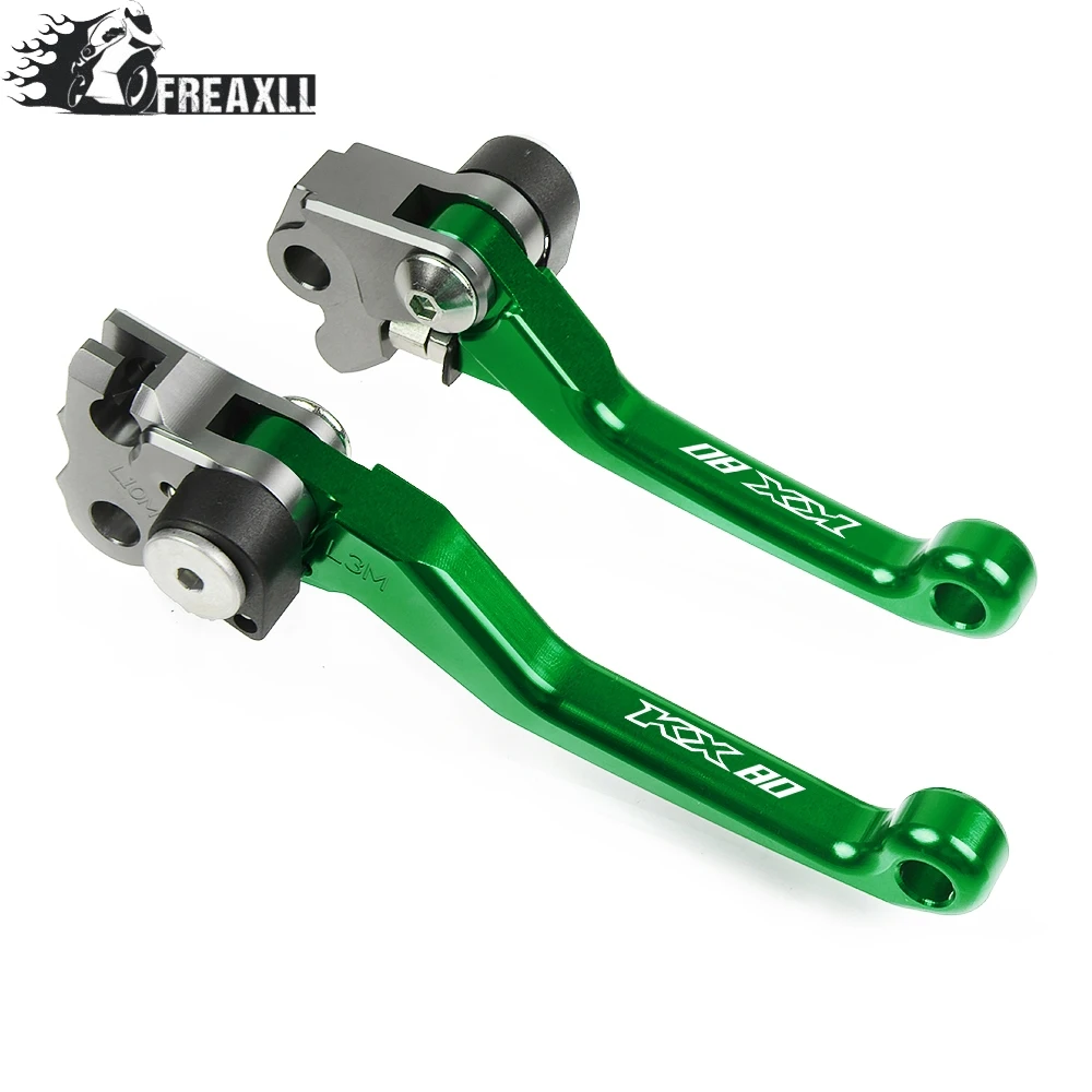 Алюминиевые рычаги сцепления тормоза для KAWASAKI KX80 2001-2018 2014 2015 2016 2017 | Автомобили и