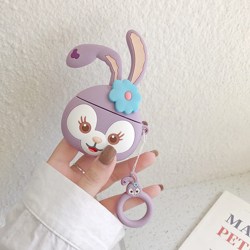 Милый мультфильм Duffy ShellieMay Gelatoni stelllalou корпусы гарнитурные для Apple Airpods 1/2 прекрасный силиконовый защитный чехол для наушников