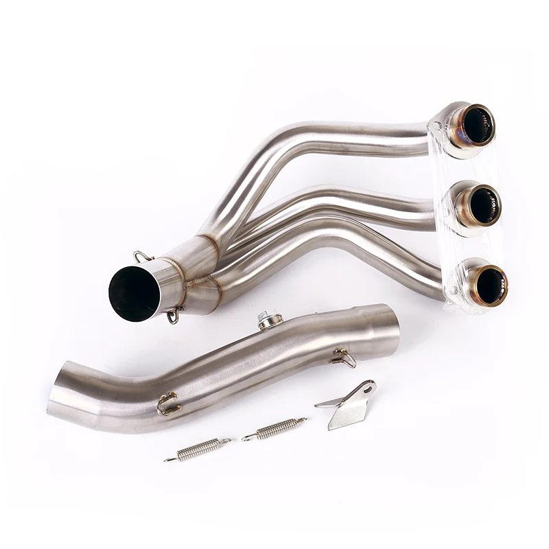 

Full Exhaust System 51mm Escape Muffler Tip With Silencer Front Header Tube Connect Link Pipe For Yamaha MT09 FZ09