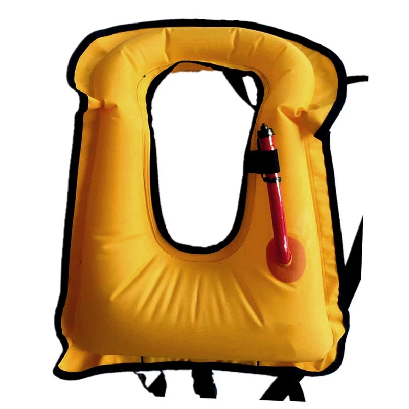 Надувная спасательная жилетка для подводного плавания взрослых переносная