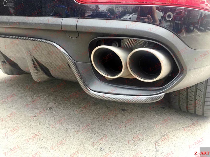 Z-ART задний диффузор из углеродного волокна для Porsche Cayenne, задняя Губка из углеродного волокна для Cayenne 958,2, задний подбородок из углеродного волокна