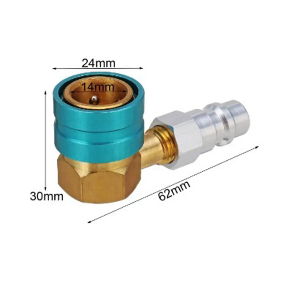Новое автомобильное соединительное сопло для хладагента QC1234L13LS алюминий R1234YF
