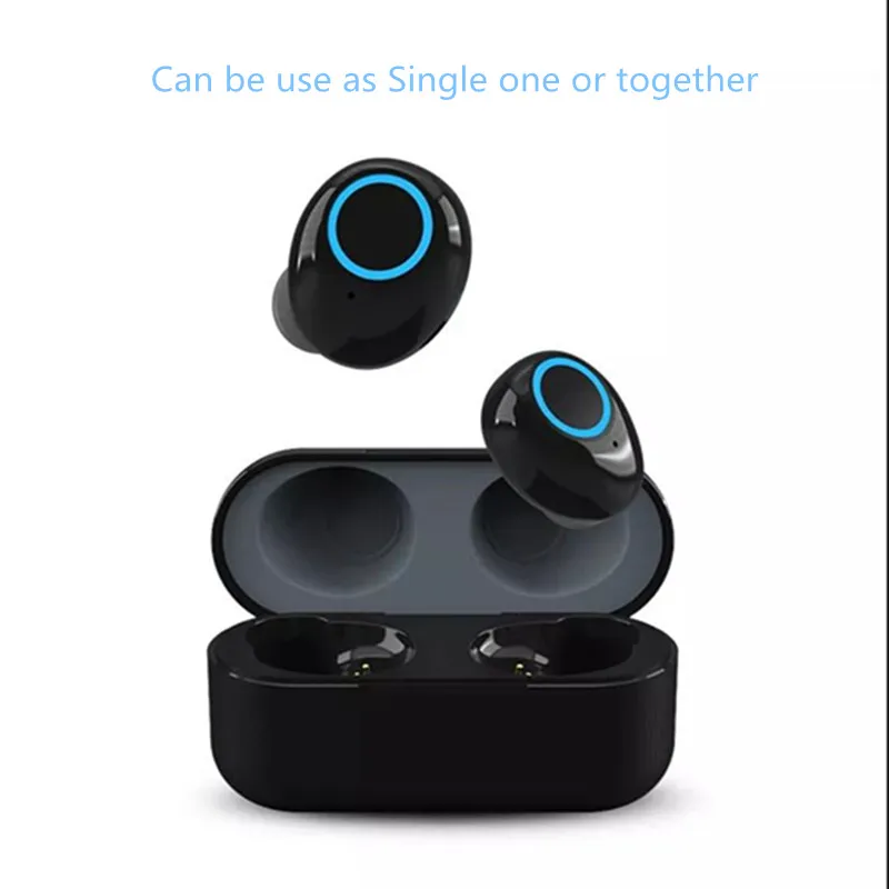H101 TWS беспроводные Bluetooth наушники BT V5.0 бинауральные наушники стерео микрофон вкладыши с зарядным устройством