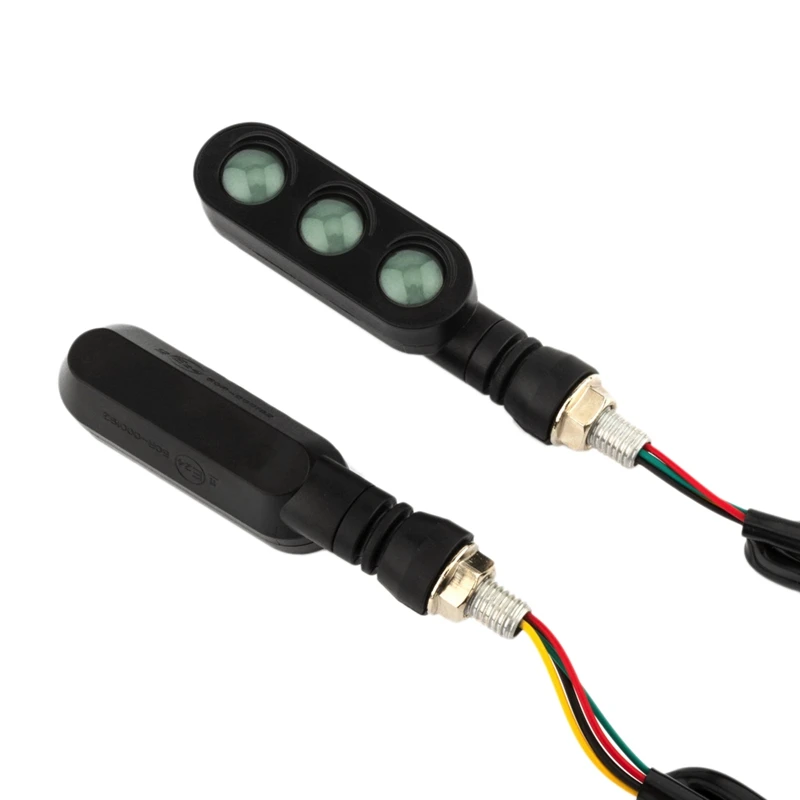 

Motorcycle Daytime Running Light Modification LED There-Color DRL Turn Signal Light Brake Light