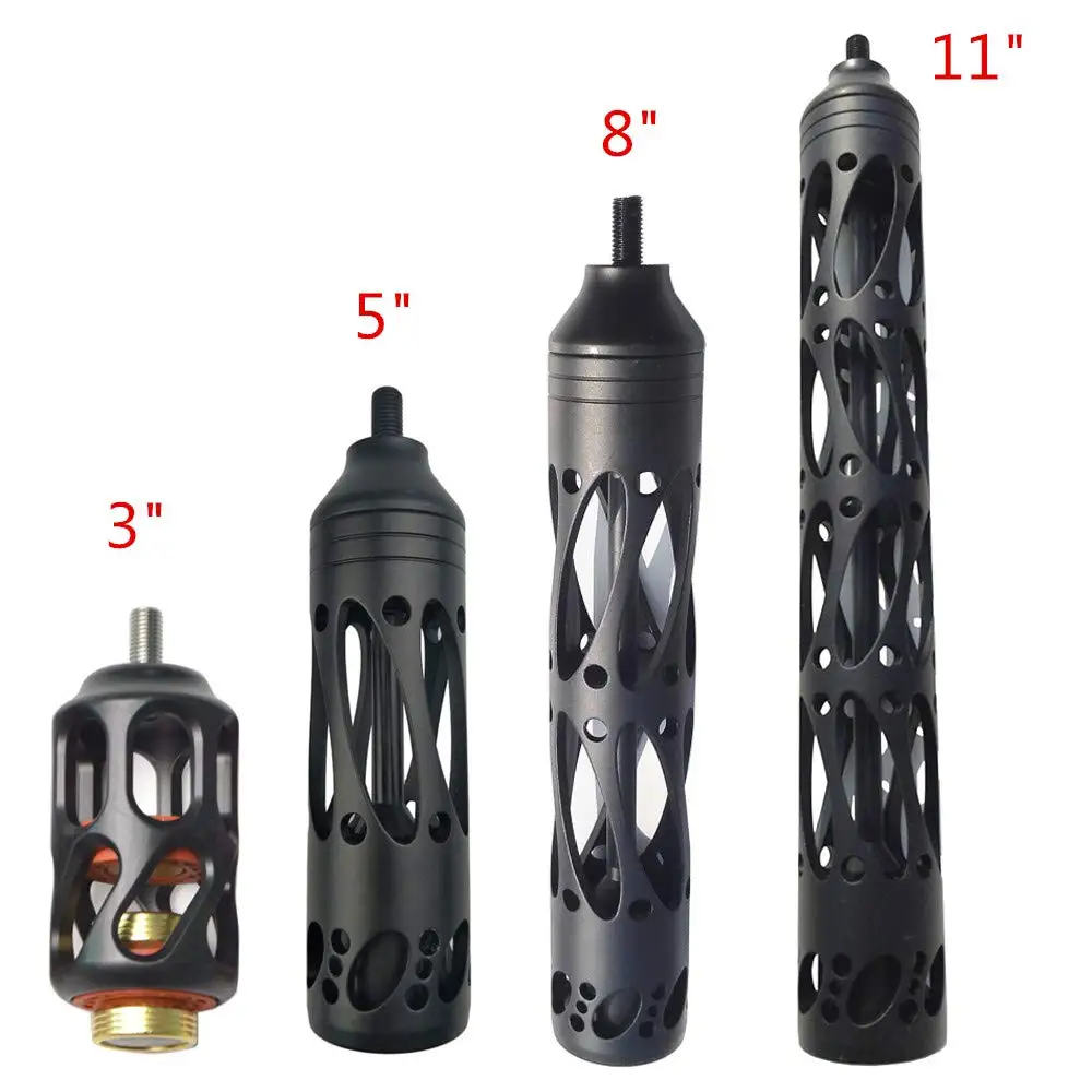 Archery Compound Bow Stabilizer Vibration Absorber Shock Aluminum Damper For Accessories | Спорт и развлечения