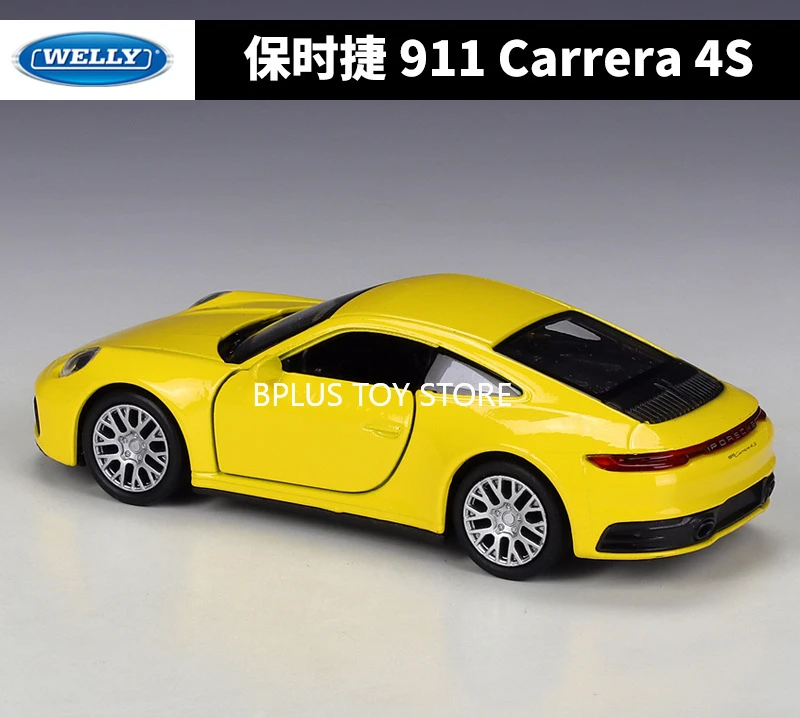 Модель автомобиля Porsche 911 Carrera литая под давлением 1:36 модель из сплава игрушечный