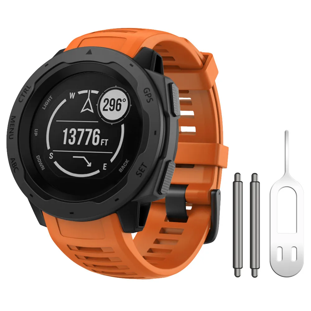 

For Instinct Watch Band Soft Sport Silicone Watchband Replacement Wristband for Instinct Smart Watch
