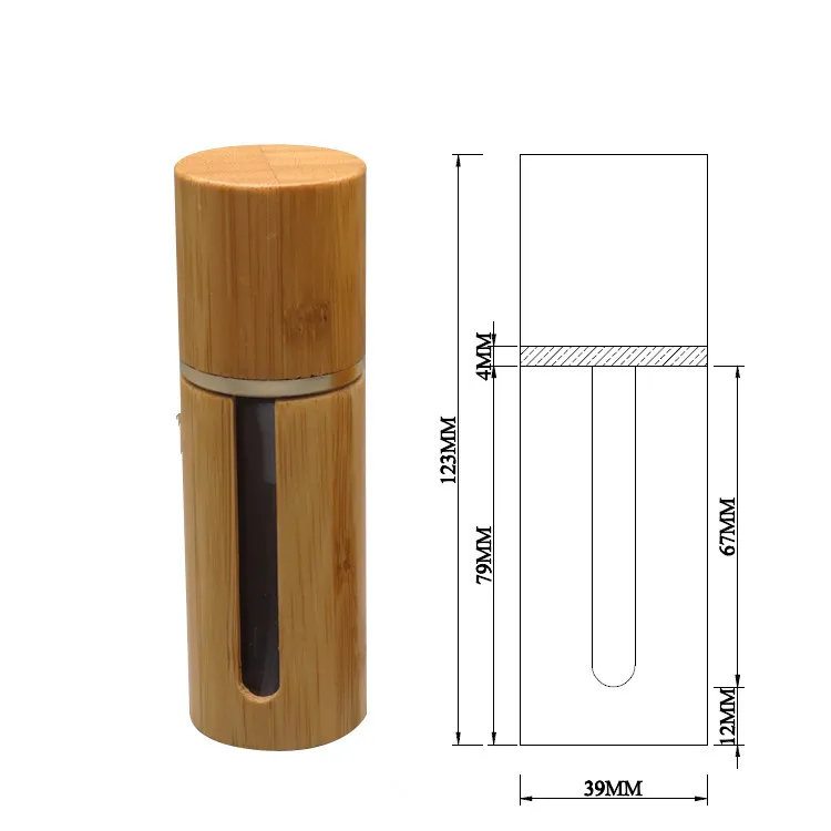 10 шт./лот 30 мл бамбуковая многоразовая портативная мини бутылка для путешествий