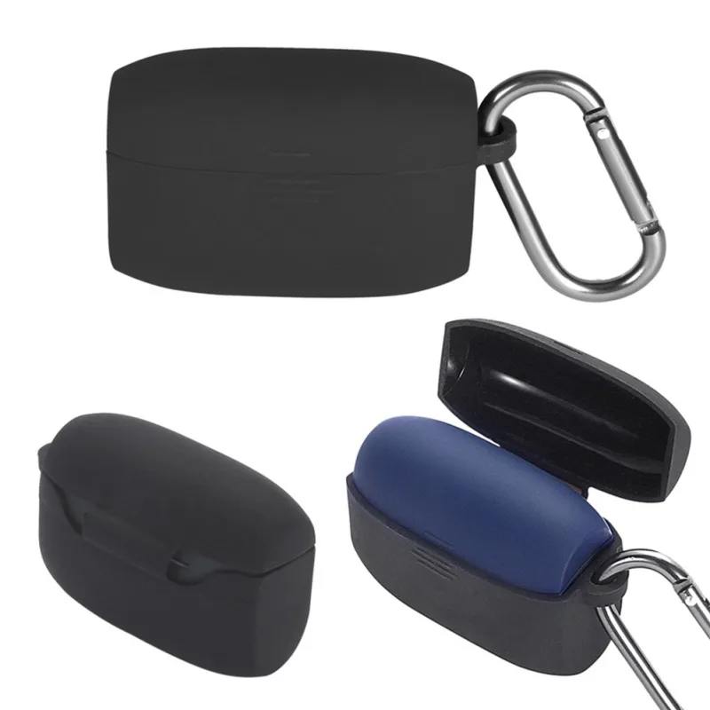 Earphone Case for Jabra Elite 65 t Wireless Sports Headset Silicone Protective Cover with Anti-Lost Hook Portable Cases | Электроника