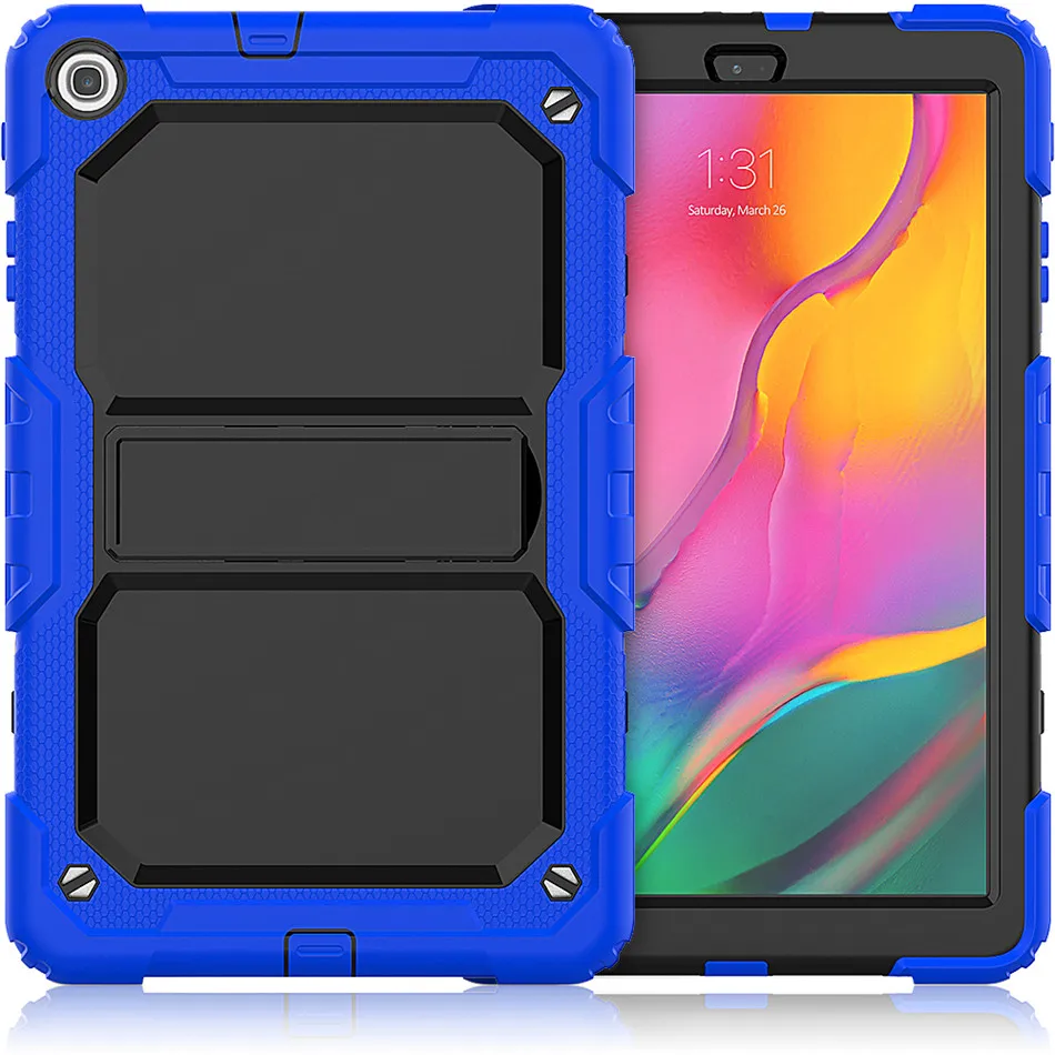 Чехол для samsung Tab A 10,1 SM-T510 SM-T515 T510 сверхмощный прочный противоударный чехол tab A 10,1 в Kickstand+ шейный ремень