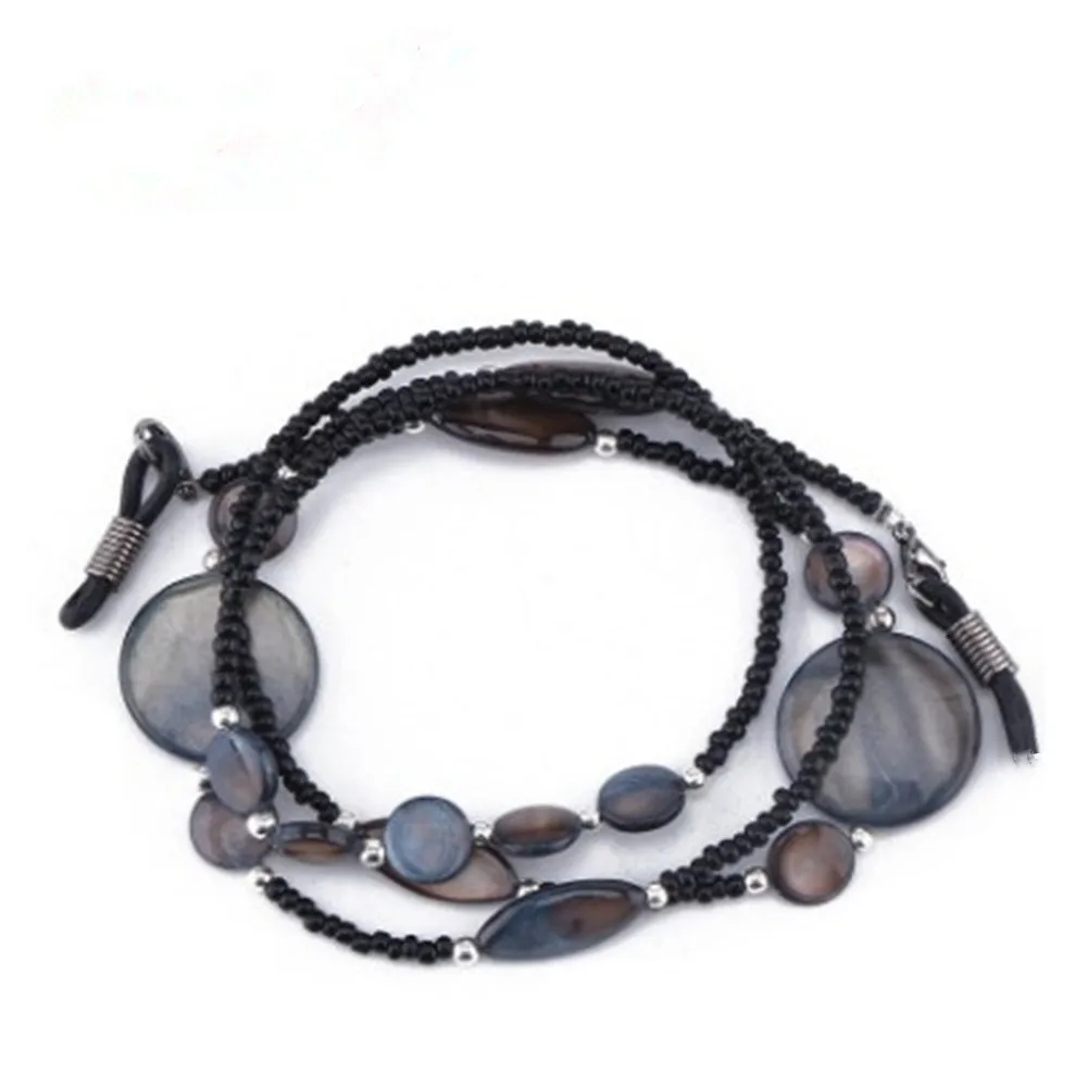 

70cm Shell Beaded Glasses Chain Eyeglass Sunglasses Lanyard Cord Holder Strap Women Men Reading Glasses Chain Eyewear Accessorie