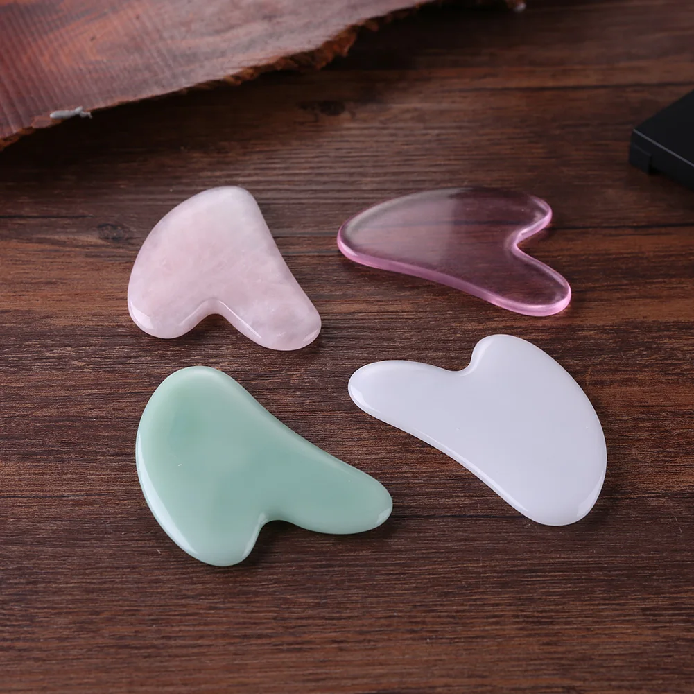 

Natural Jade Stone Guasha Board SPA Therapy GuaSha Massager Antistress Body Care Scraping Board Massage Tool