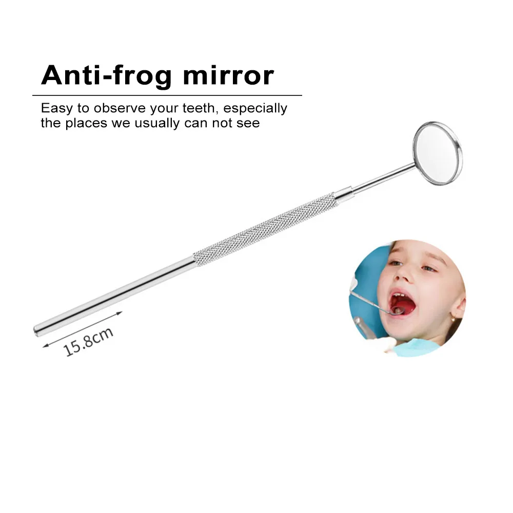 

Stainless Steel D ental Instrument Kit Teeth Scraper Mouth Mirror Probe Scaler Tweezers Set Professional Teeth Clean Hygiene