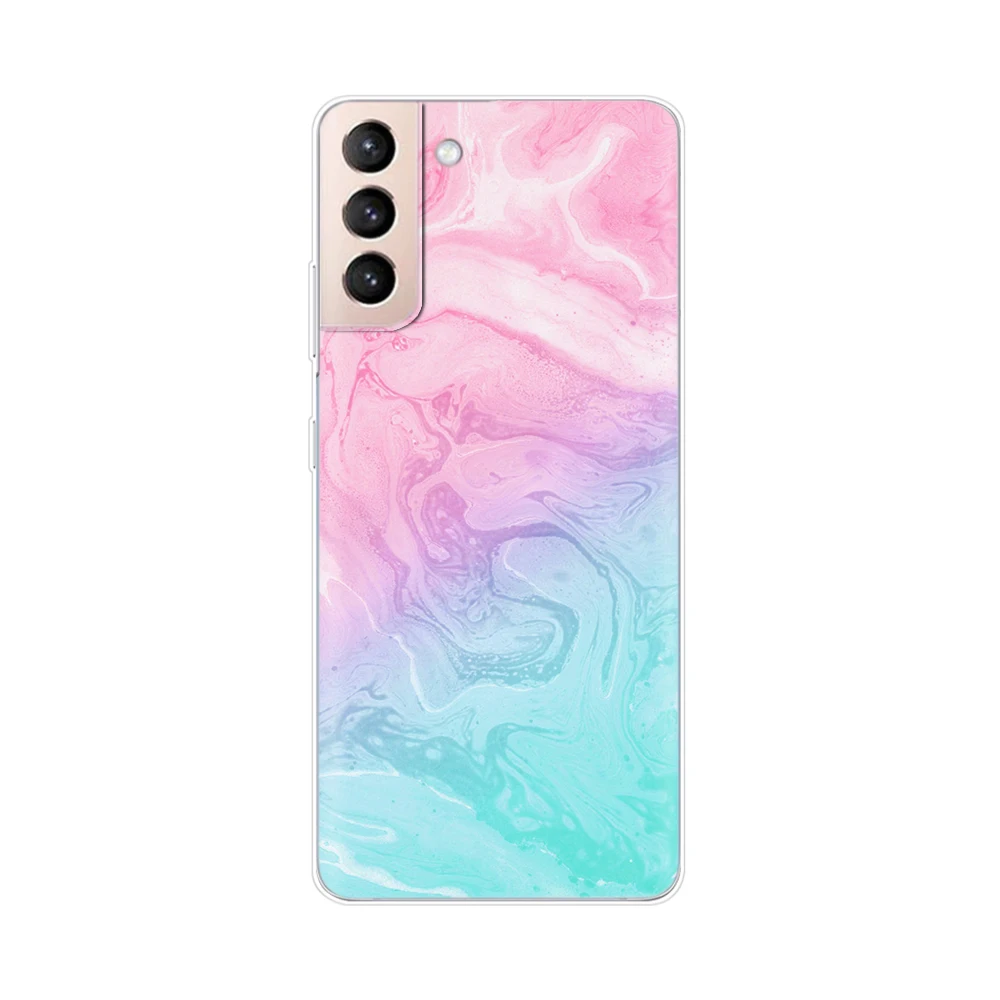 Case For Samsung Galaxy S21 5G Case Soft Silicone Phone Cover for Samsung S21 Ultra S 21 Plus S21+ Shockproof clear tpu cases