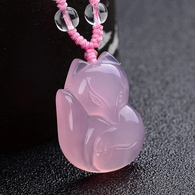 Ожерелье с натуральным кристаллом красного желтого и зеленого агата большая