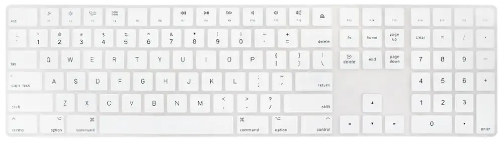 Для Клавиатура Apple Magic A1843 с цифровая клавиатура версия Английский США покрытие для клавиатуры мульт
