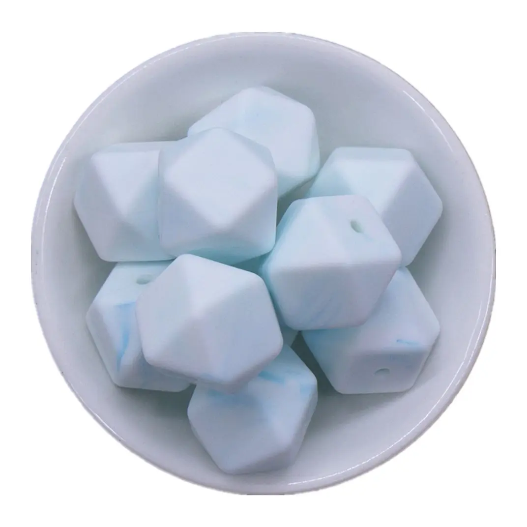 

Hobbyworker 17mm Geometric Silicone Teething Loose Beads for DIY Making Babies Toy Accessories B0024