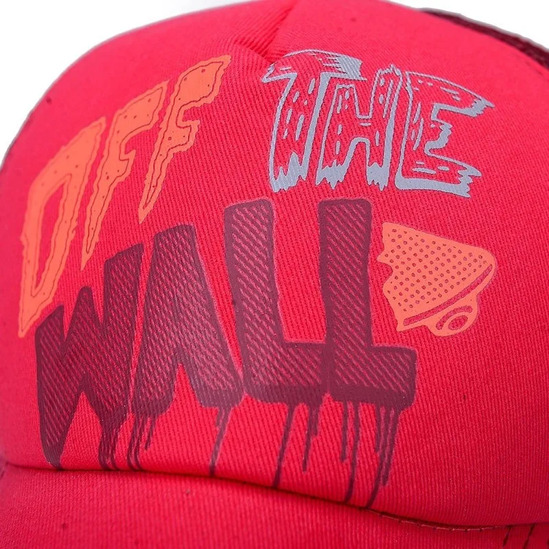 FJHERLMOS Корейская летняя парная сетчатая Кепка с рисунком для мужчин и женщин