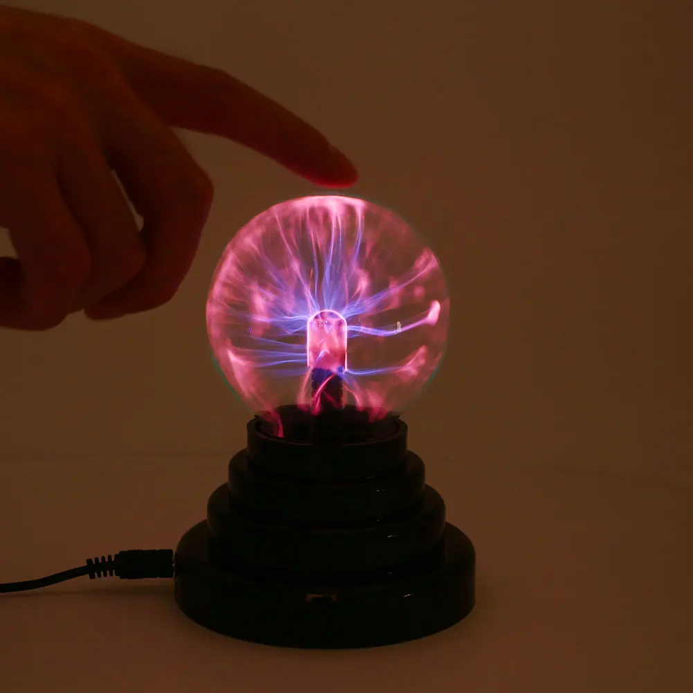 

Kristall Ball Plasma-Ball Licht Elektrische Lampe Nacht Licht 4 5 6 8 Zoll Tisch Leuchtet Kugel Weihnachten Kinder geschenk Gla