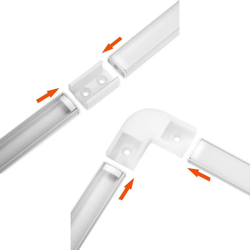 Светодиодная алюминиевая жестсветильник вая полоса 12 В постоянного тока 50 см 20