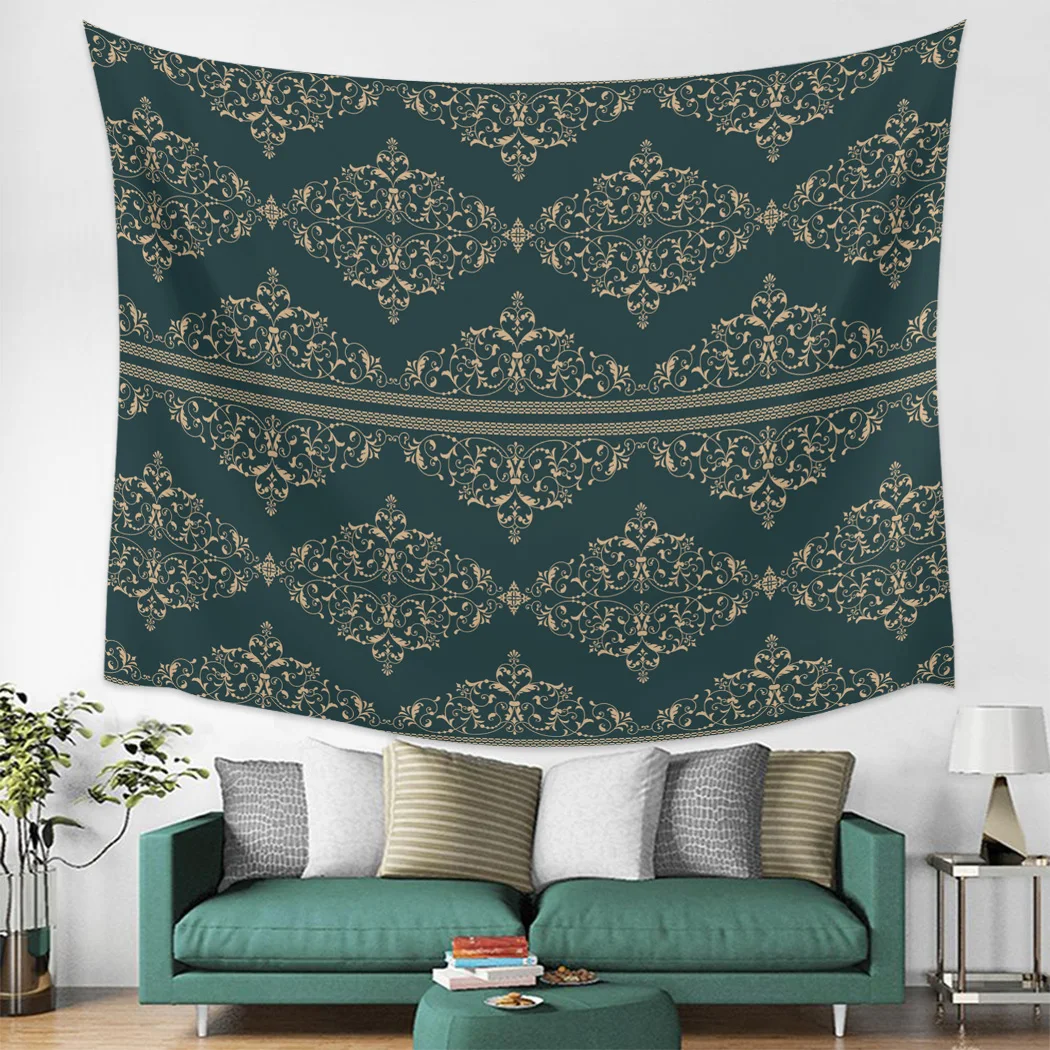 Европейская текстурная настенная Гобеленовая Обложка в стиле ретро коврик для