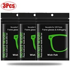 3 шт., многоразовые салфетки для очков с защитой от запотевания