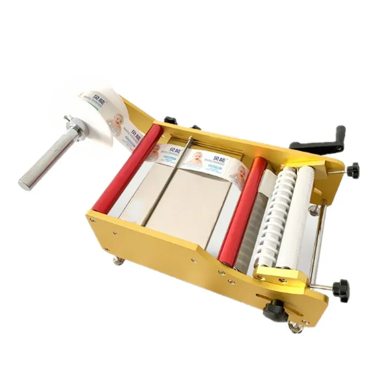Ручная ментальная оболочка маленький флакон Rround Bottle Labeler машина