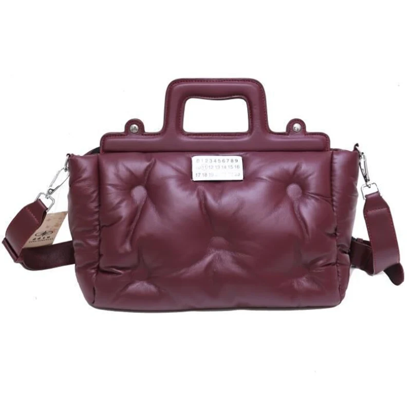 Осенне зимняя новая вместительная Хлопковая женская сумка модная через плечо