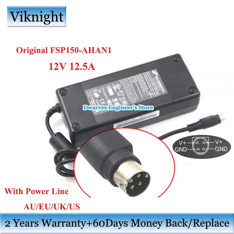 12v 12.5a 150w FSP ac блок питания зарядное устройство адаптер для QNAP TS-412 NAS TS-410 DPS-150NB-1B FSP150-AHAN1 адаптер для ноутбука