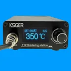 KSGER T12 паяльная станция STM32 V3.1S OLED DIY Пластиковые FX9501 ручные электрические инструменты быстрого нагрева T12 железные наконечники 8s